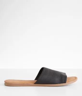 Salt+Umber Sedona Leather Slide Sandal