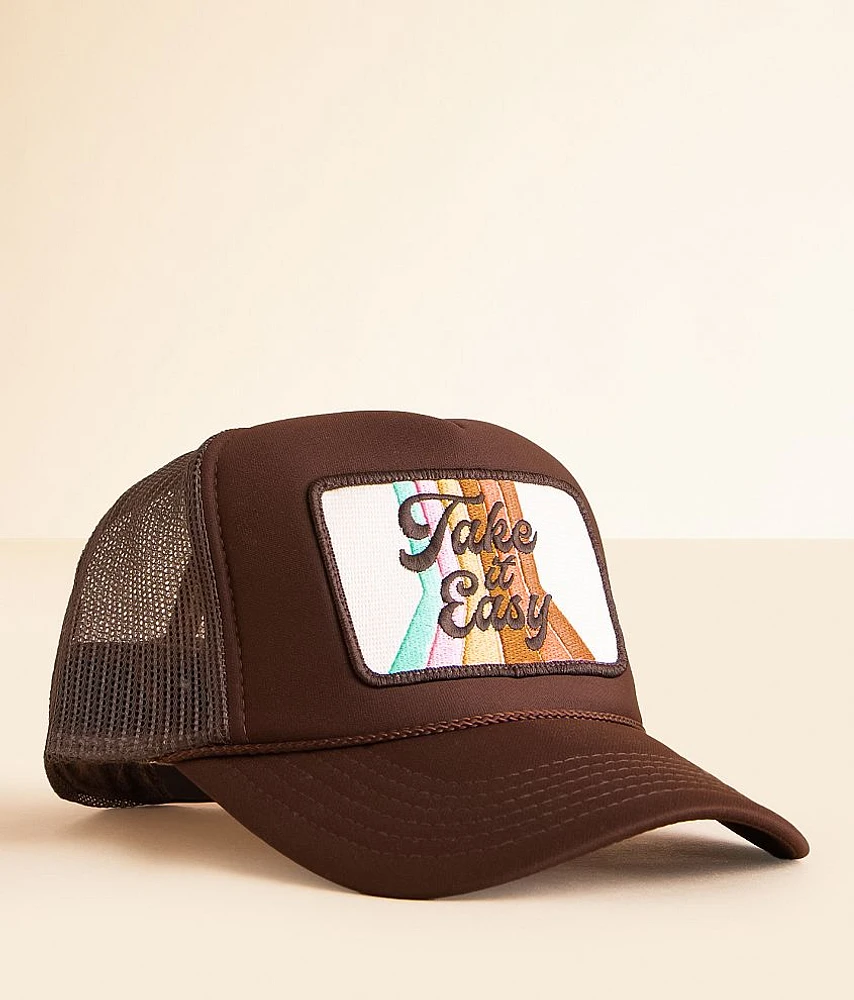 Friday Feelin ' Take It Easy Trucker Hat