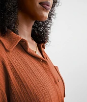 Cable Knit Shirt