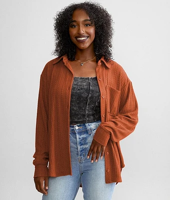Cable Knit Shirt