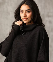 Quarter Zip Dolman Pullover