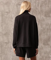 Mock Neck Cardigan