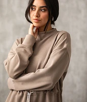 Cinched Waist Pullover