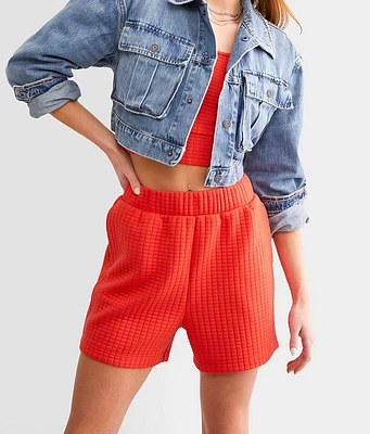 Quilted Stitch Shorts