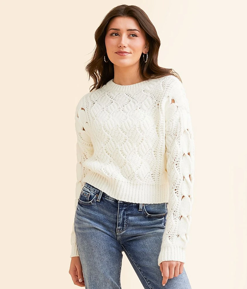 Willow & Root Plush Cropped Sweater