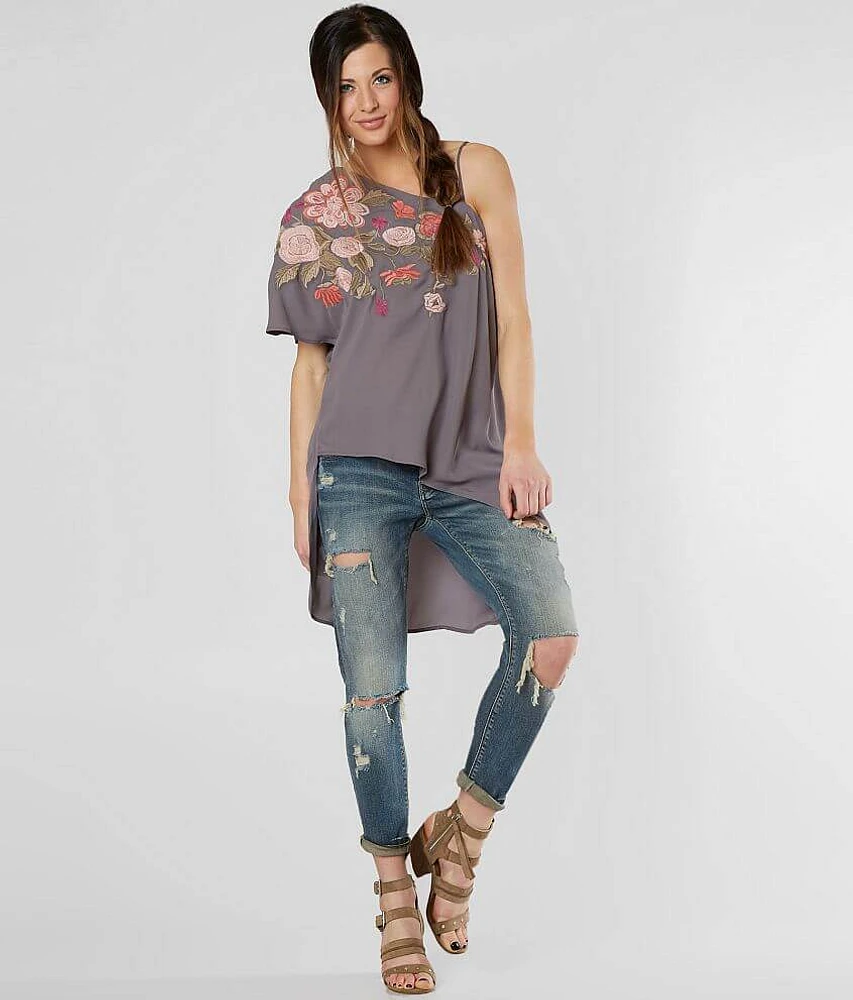 Floral Embroidered Top