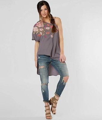 Floral Embroidered Top