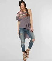 Floral Embroidered Top