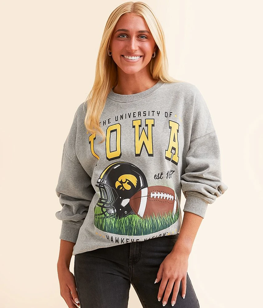 Gameday SOCIAL Iowa Hawkeye Oversized Pullover