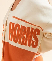 Texas Hook 'Em Horns Cardigan Sweater