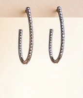 3 Pack Glitz Oblong Earring Set