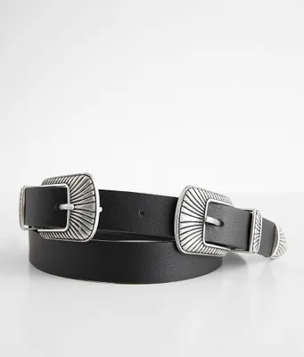 BKE Double Embossed Buckle Belt