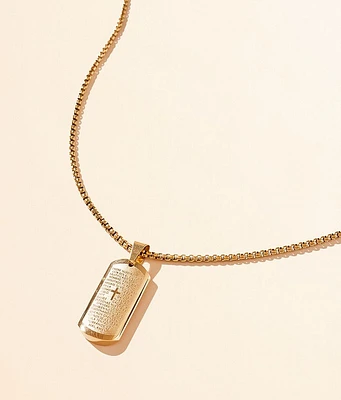 BKE The Lord's Prayer 23" Necklace