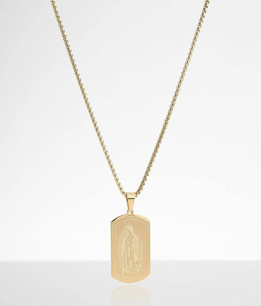 Virgin Mary 24" Necklace