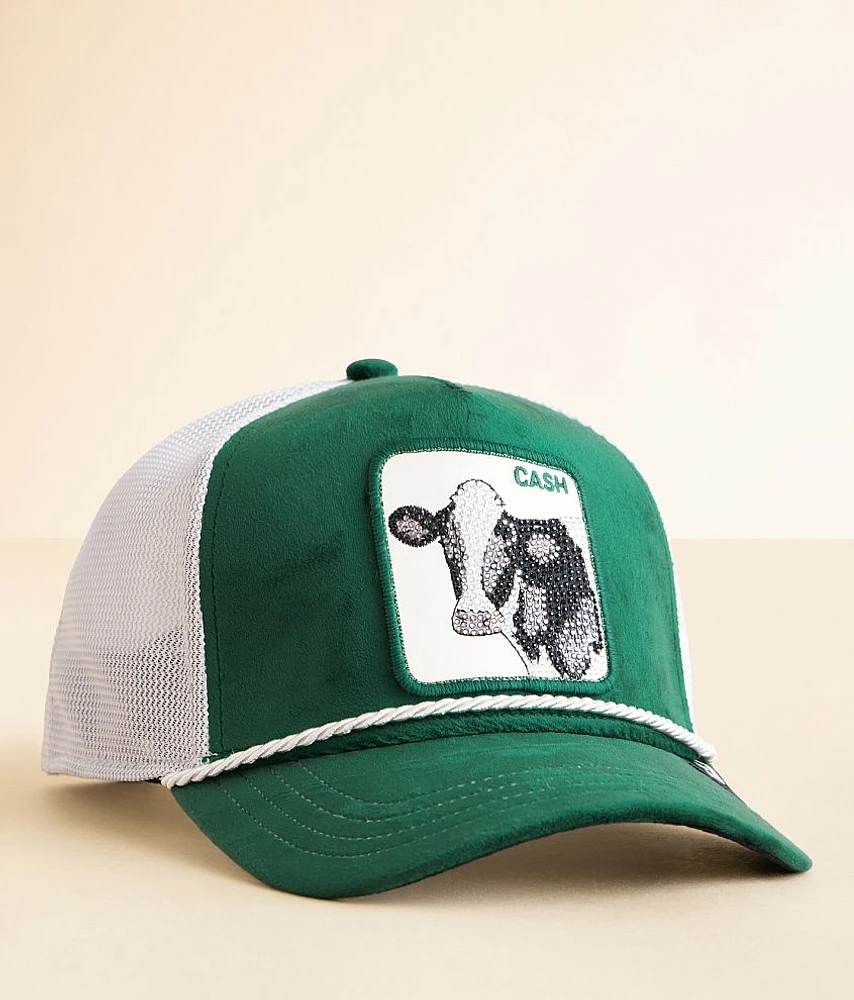 Goorin Bros. Emerald Cow Velvet Trucker Hat