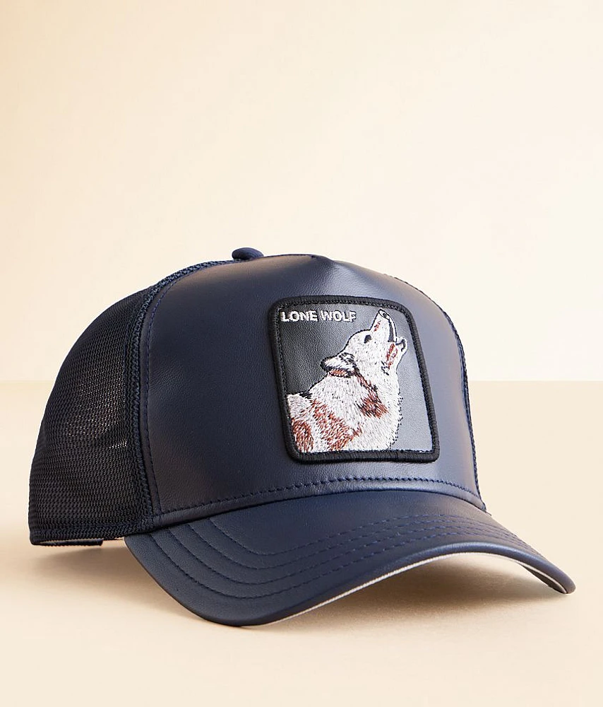 Goorin Bros. Wolf Leather Trucker Hat