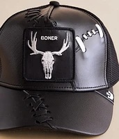 The Next Atrocity Leather Trucker Hat