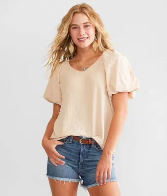 Daytrip Bubble Sleeve Top
