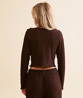 Textured Crop Top