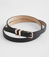 Skinny Duo Belt Set