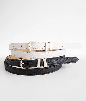 Skinny Duo Belt Set