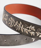 Floral Embroidered Belt