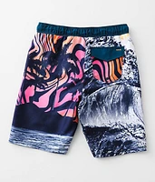 Boys - Photo Real Stretch Swim Trunks