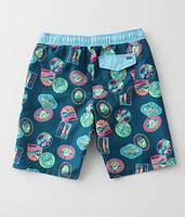 Boys- Travel Patch Stretch Swim Trunks