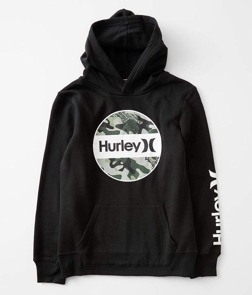 Boys - Hurley O & Camo Hooded Sweatshirt