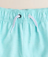 Boys - Heather Stretch Swim Trunks