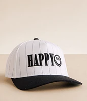 Happy Pinstripe Baseball Hat