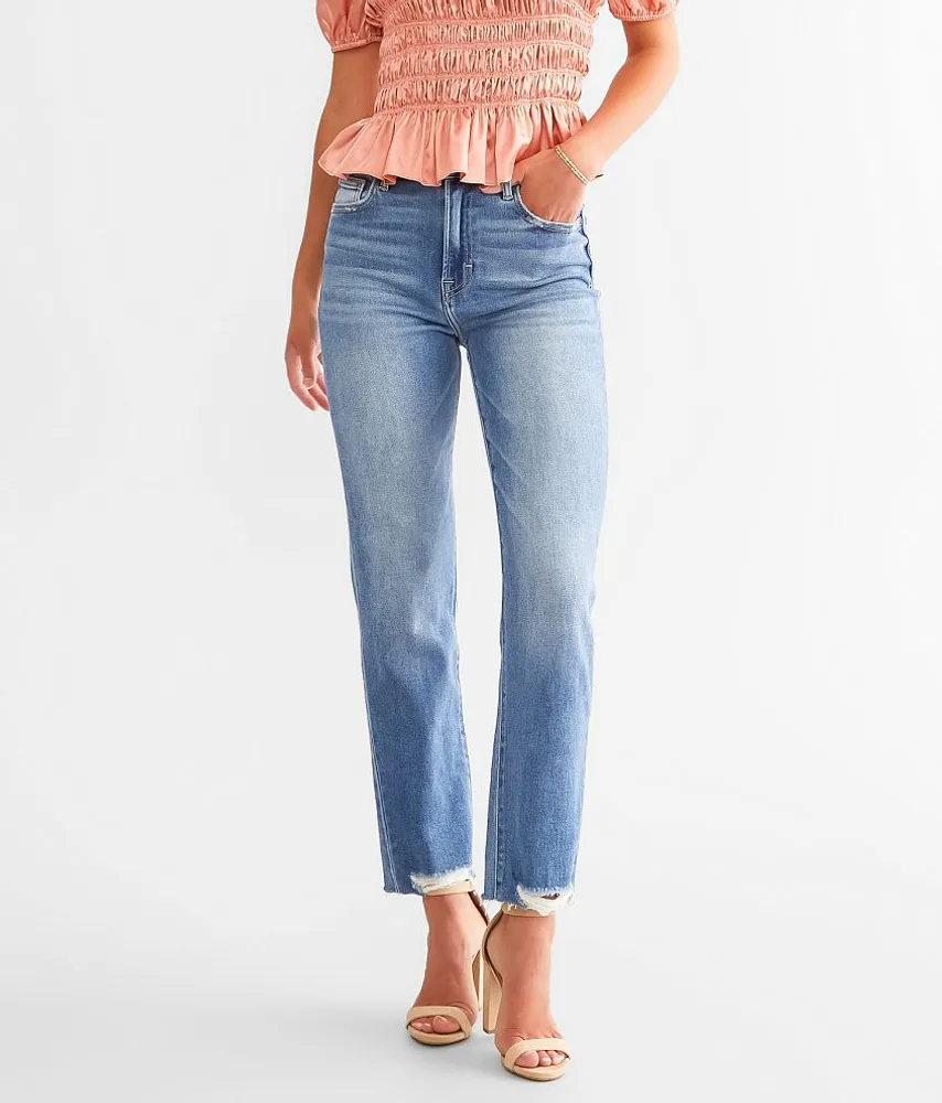 HIDDEN Tracey Cropped Straight Stretch Jean