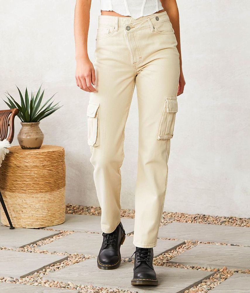 HIDDEN Tracey Cropped Straight Cargo Pant