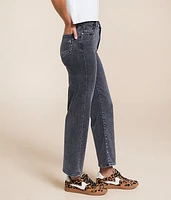 Ella Cropped Classic Straight Stretch Jean