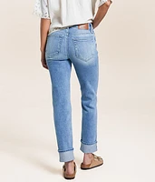 Chloe Cropped Straight Stretch Jean