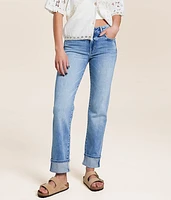 Chloe Cropped Straight Stretch Jean