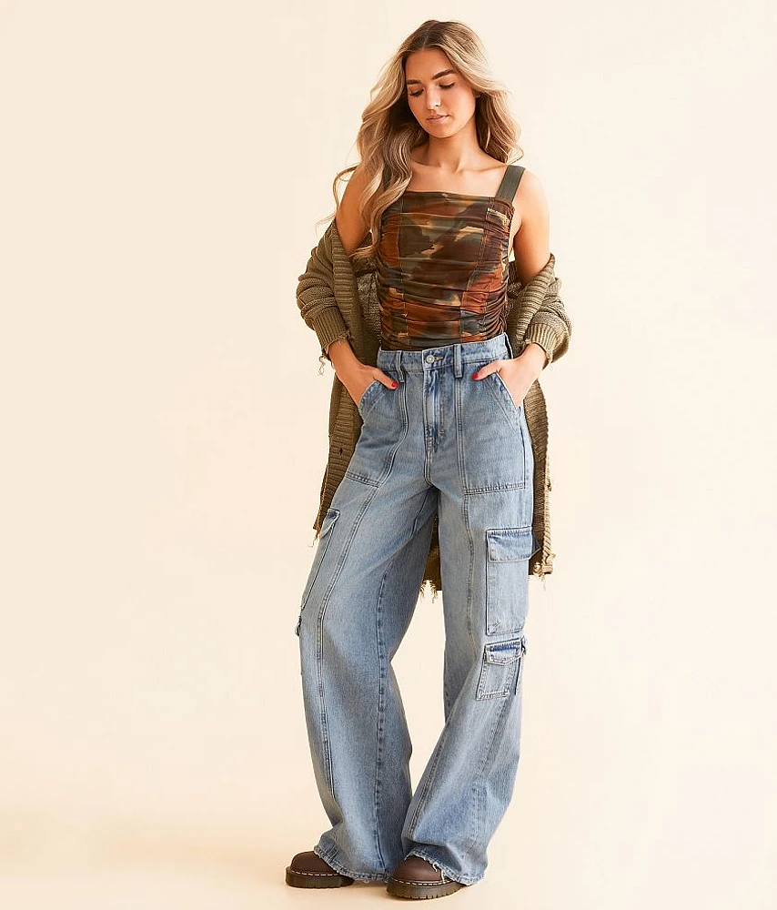 HIDDEN Nori Wide Leg Cargo Jean