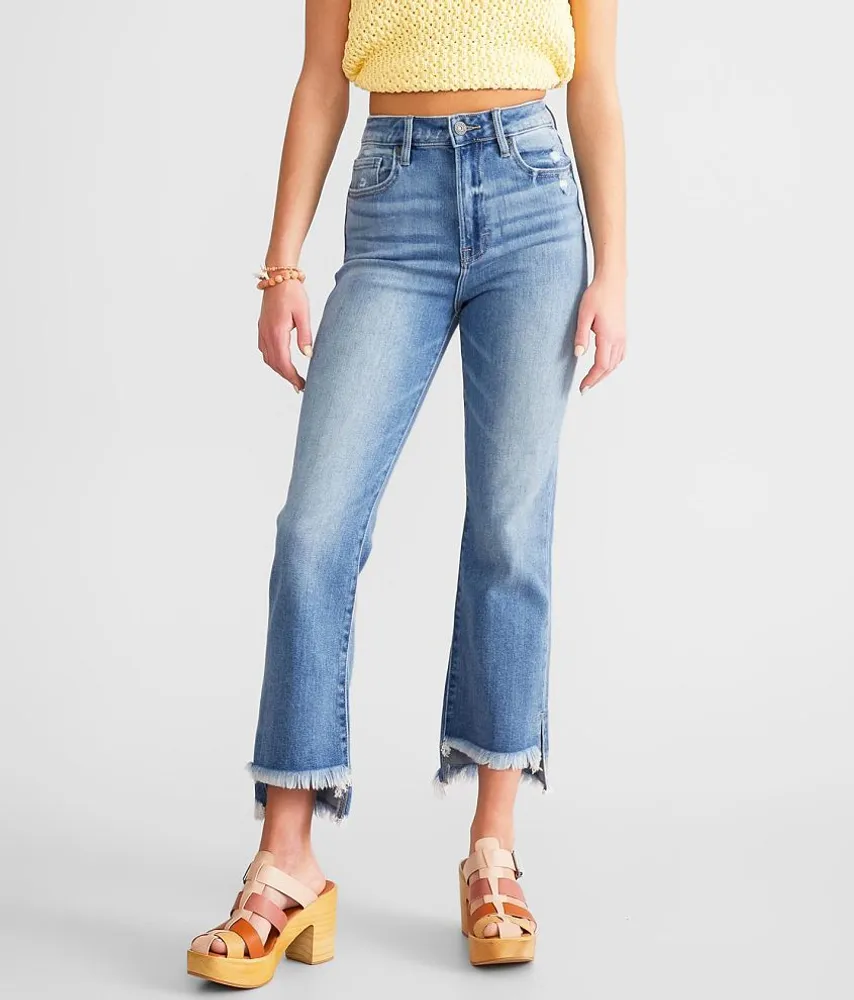 HIDDEN Happi Cropped Flare Stretch Jean - Women's Jeans in White