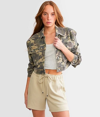 Camo Denim Jacket