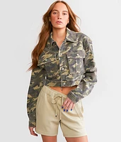 Camo Denim Jacket