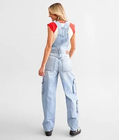 Dylan Cargo Denim Overalls