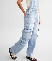 Dylan Cargo Denim Overalls