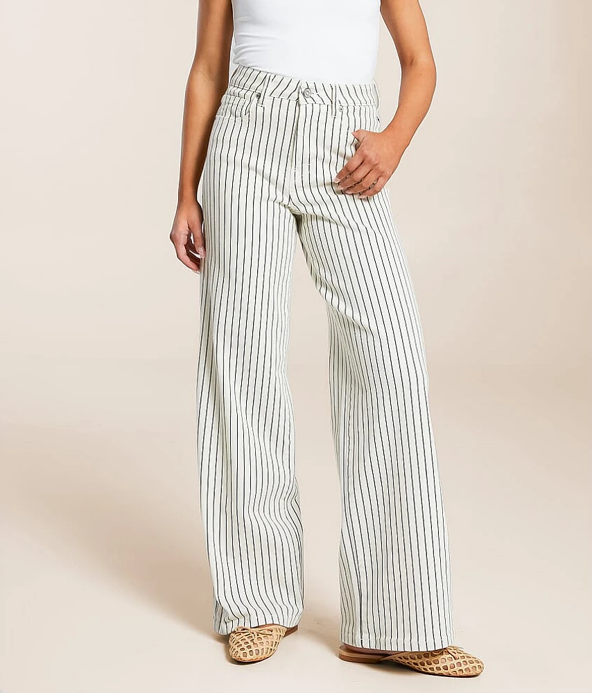 Nori Wide Leg Striped Stretch Pant