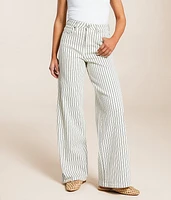 Nori Wide Leg Striped Stretch Pant