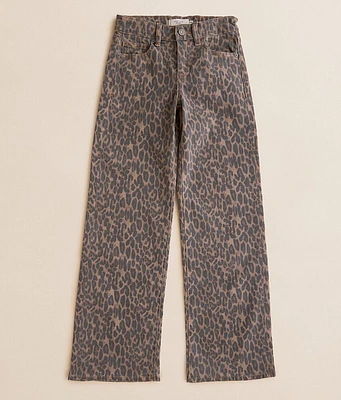 Girls - Mini Blake Dad Cheetah Jean
