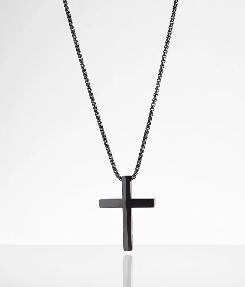 BKE Cross & Scripture 23" Necklace