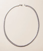Flat Curb Chain 24" Necklace