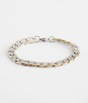 Two Tone Chain Bracelet
