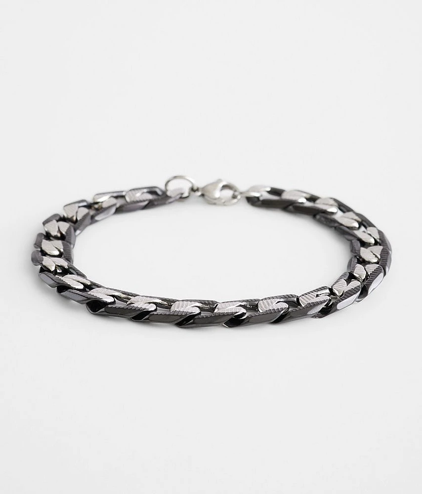 Two Tone Chain Bracelet