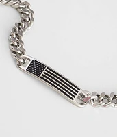 American Flag Chain Bracelet